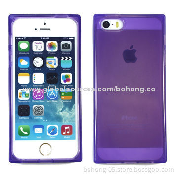 Ice-cube High-oxygen TPU Cases for iPhone 5s, Different Colors Available, 500 Pieces MOQ Each Color